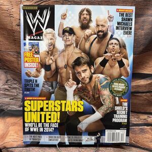 WWE Magazine December 2013 CM Punk Daniel Bryan Superstars United Free Poster